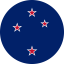 Flag of New Zealand Flat Round 64x64 1