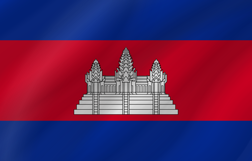 cambodia flag wave small