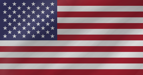 united states of america flag wave small