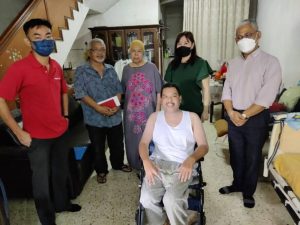 Donation to Staff with Stroke