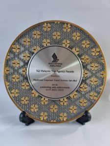 Singapore Airlines Malaysia Top Agnecy Awards 2022 2023
